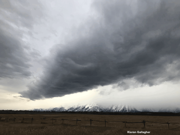 Cool Storm Clouds Mountain Weather